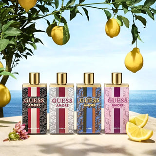 GUESS AMORE (U) MINI SET EDT 4 X 7.5ML (VENEZIA + CAPRI + ROMA + PORTOFINO) by The Mini Scent Store