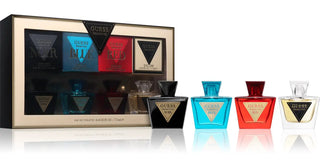 GUESS SEDUCTIVE (W) MINI SET 4 X 7.5ML (SEDUCTIVE + NOIR + BLUE + RED) by The Mini Scent Store