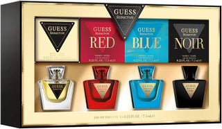 GUESS SEDUCTIVE (W) MINI SET 4 X 7.5ML (SEDUCTIVE + NOIR + BLUE + RED) by The Mini Scent Store
