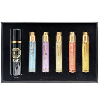 HEMEL NICHE (U) MINI SET EDP 5X10ML PATCHOULI FOR ALL + AMETHYST DREAM + FAVOURITE BLACK + FRAGRANCE AFFAIR + VALLEY OF DIAMOND by The Mini Scent Store