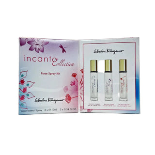 SALVATORE FERRAGAMO INCANTO (W) MINI SET EDT 3 X 10ML (CHARMS + SHINE + BLOOM) by The Mini Scent Store