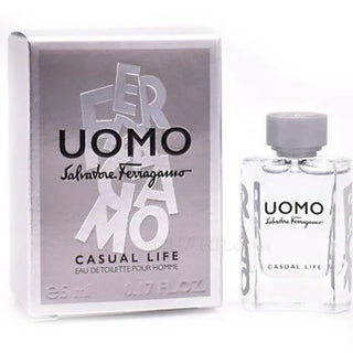 SALVATORE FERRAGAMO UOMO CASUAL LIFE (M) EDT 5ML MINIATURE by The Mini Scent Store