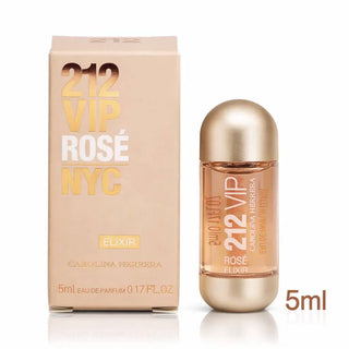 212 VIP ROSE ELIXIR 5 ML / 0.17 OZ EAU DE PARFUM ELIXIR MINI FOR WOMEN by The Mini Scent Store