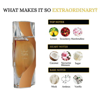 NUSUK - SAFA FOR WOMEN 3.4FL.OZ EDP SPRAY FOR WOMEN AND MEN by YUNAA TRADING LLC