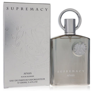 Afnan Supremacy Silver Eau de Parfum Spray 3.4 oz for Men