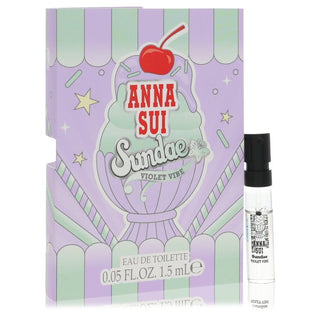 Anna Sui Sundae Violet Vibe Vial Sample .05 oz for Women