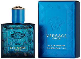 VERSACE EROS HOMME/VERSACE EDT SPLASH MINI 0.17 OZ (5.0 ML) (M) by The Mini Scent Store