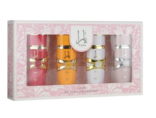 Lattafa Yara 4 pcs set 4x25ml 0.85oz each collection for women by The Mini Scent Store