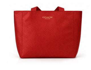 red Coach Fragrance promotional tote bag by The Mini Scent Store
