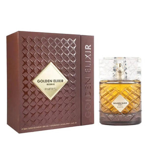 ARABIYAT PRESTIGE - GOLDEN ELIXIR RESERVE EXTRAIT DE PARFUM | 3.4FL.OZ | FOR MEN AND WOMEN by Riiffs
